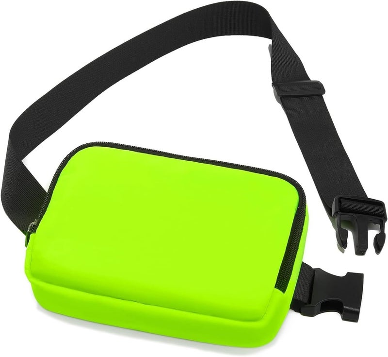 Joysoda Fanny Pack,Belt Bag,40 Inch Asjustable Strap Everywhere Belt Bag,for Women and Men Green - Image 1